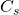 C_s